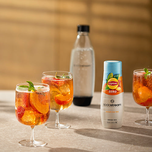 Pfirsich Eistee Mocktail
