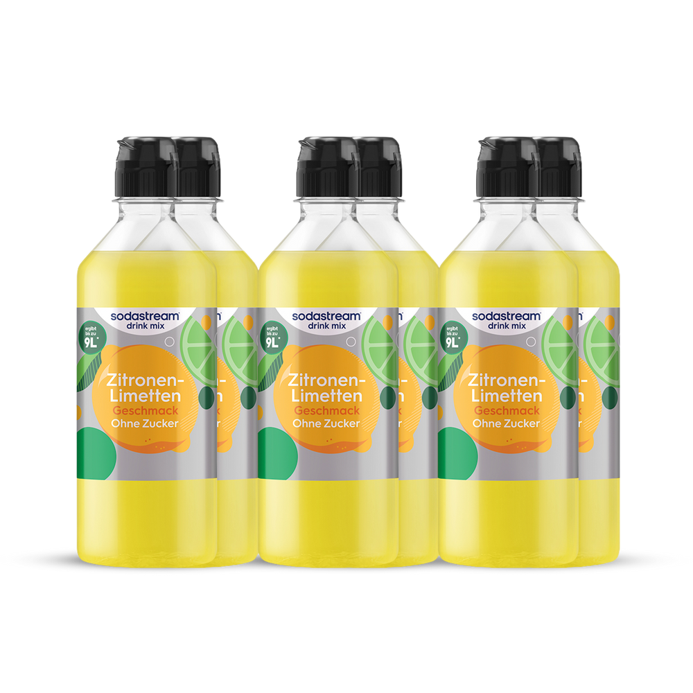 Zitronen-Limette ohne Zucker Sirup drink mix 440 ml, 6er-Pack