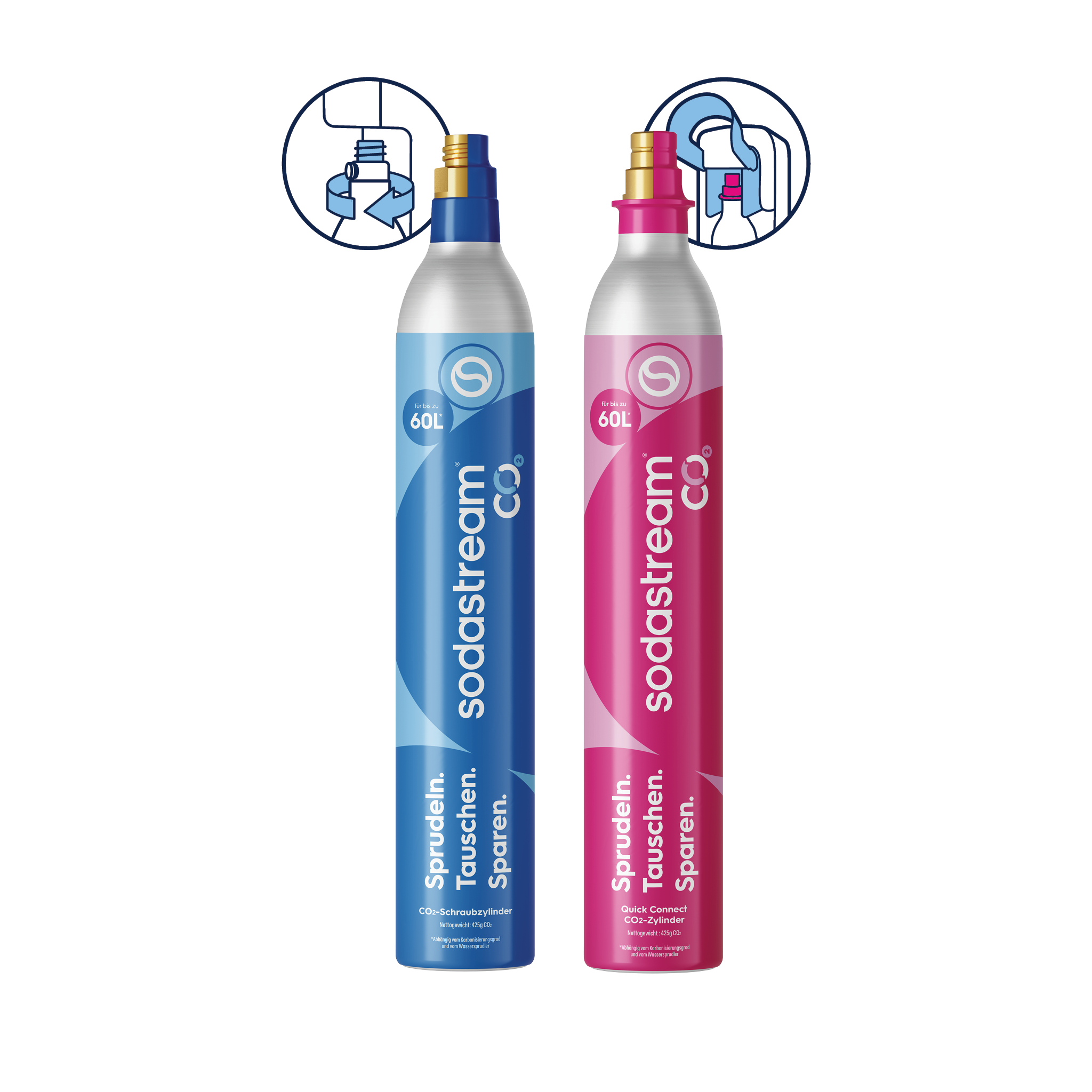 CO2-Reservezylinder sodastream