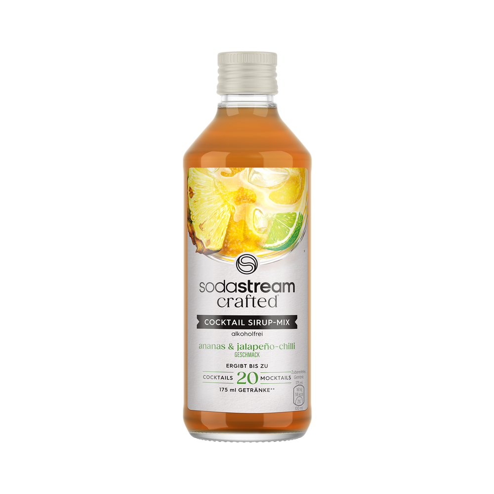 Crafted Cocktail drink mix Ananas & Jalapeno-Chilli (alkoholfrei) 330 ml