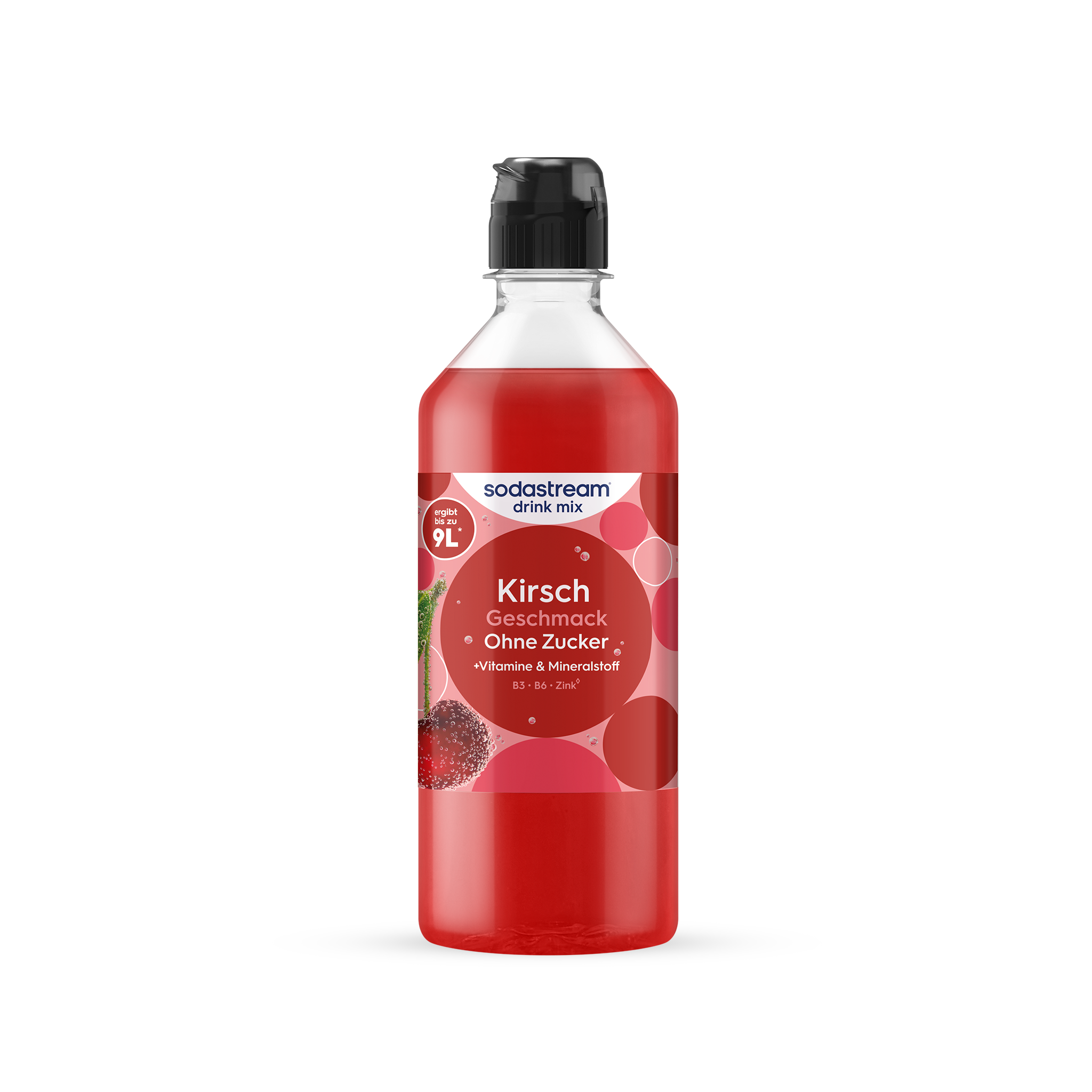 Kirsch ohne Zucker Sirup drink mix 440 ml sodastream