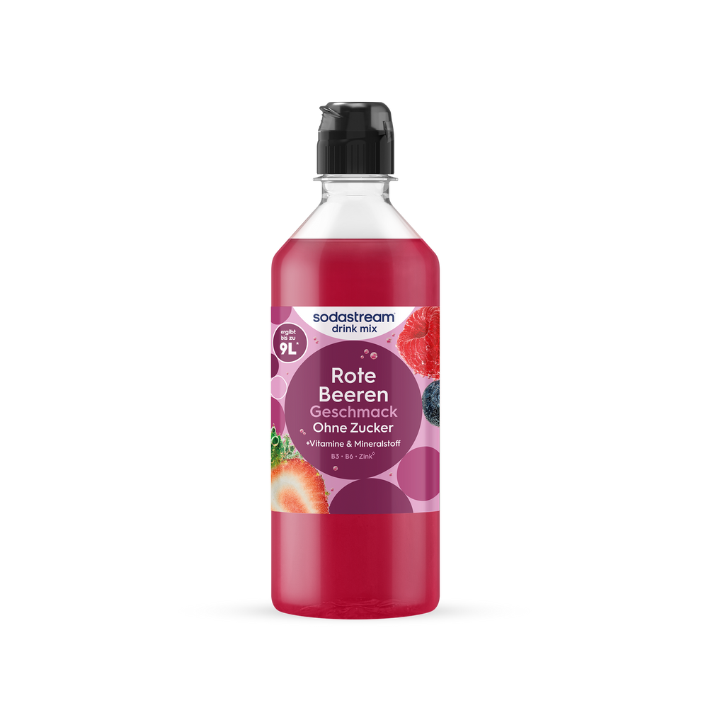 Rote Beeren ohne Zucker Sirup drink mix 440 ml
