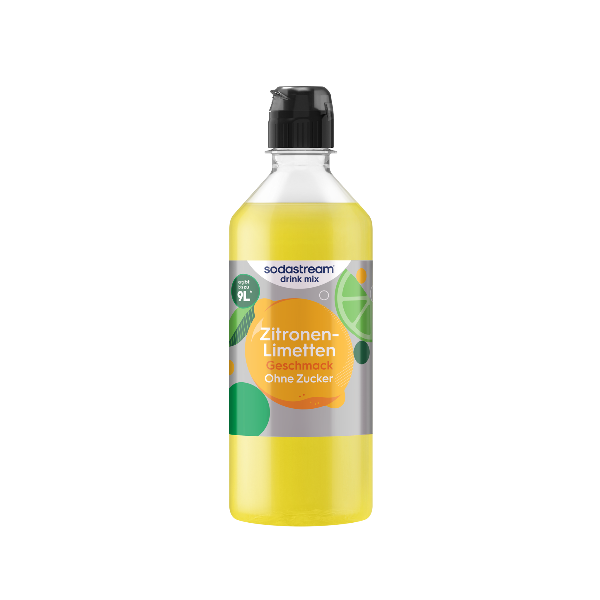 Zitronen-Limette ohne Zucker Sirup drink mix 440 ml sodastream