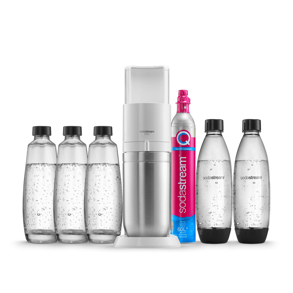 sodastream wassersprudler weiß hydration pack