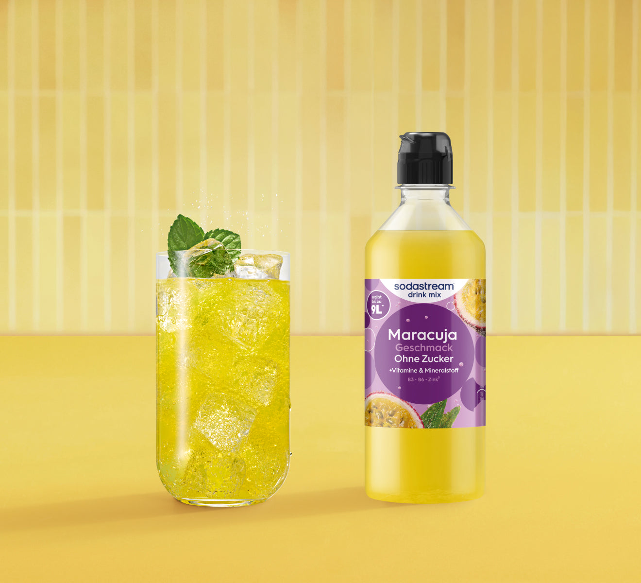 Maracuja ohne Zucker drink mix 440 ml