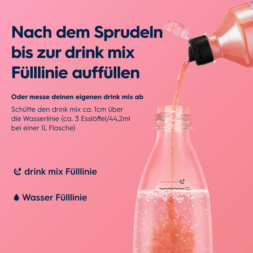 Pink Grapefruit ohne Zucker Sirup drink mix 440 ml