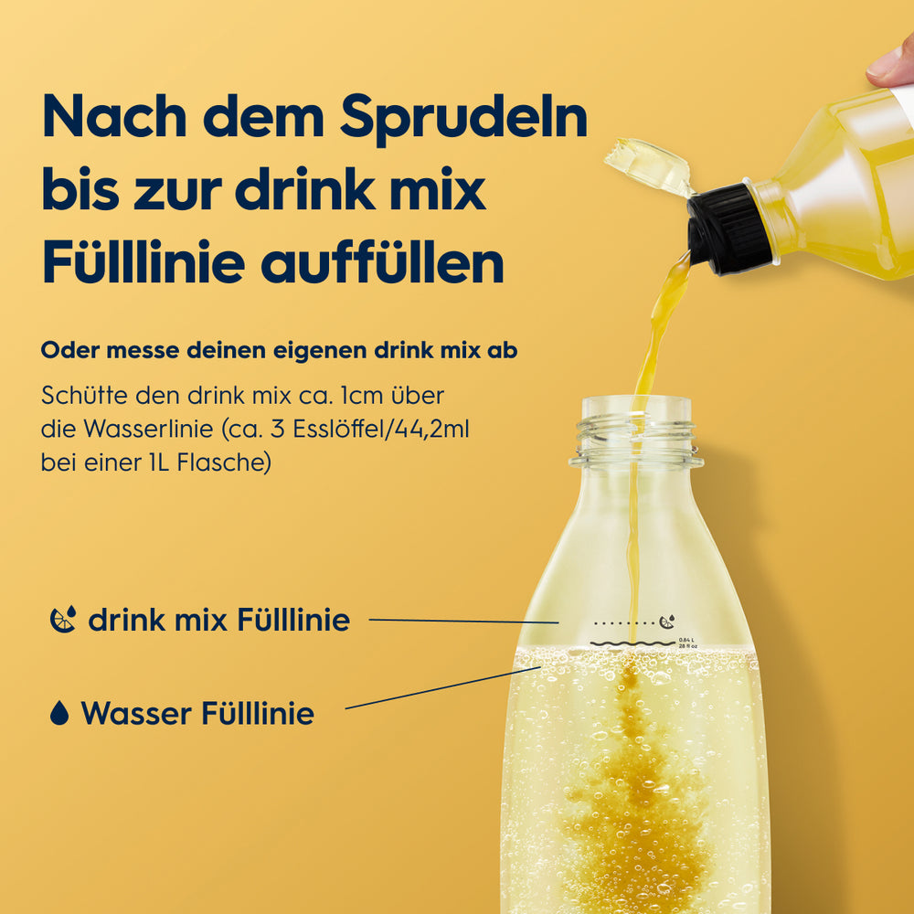 Zitronen-Limetten Sirup drink mix 440 ml