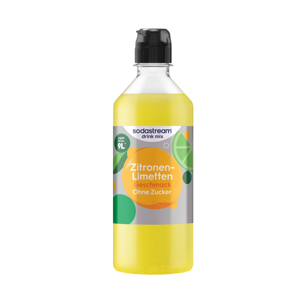Zitronen-Limette ohne Zucker Sirup drink mix 440 ml sodastream