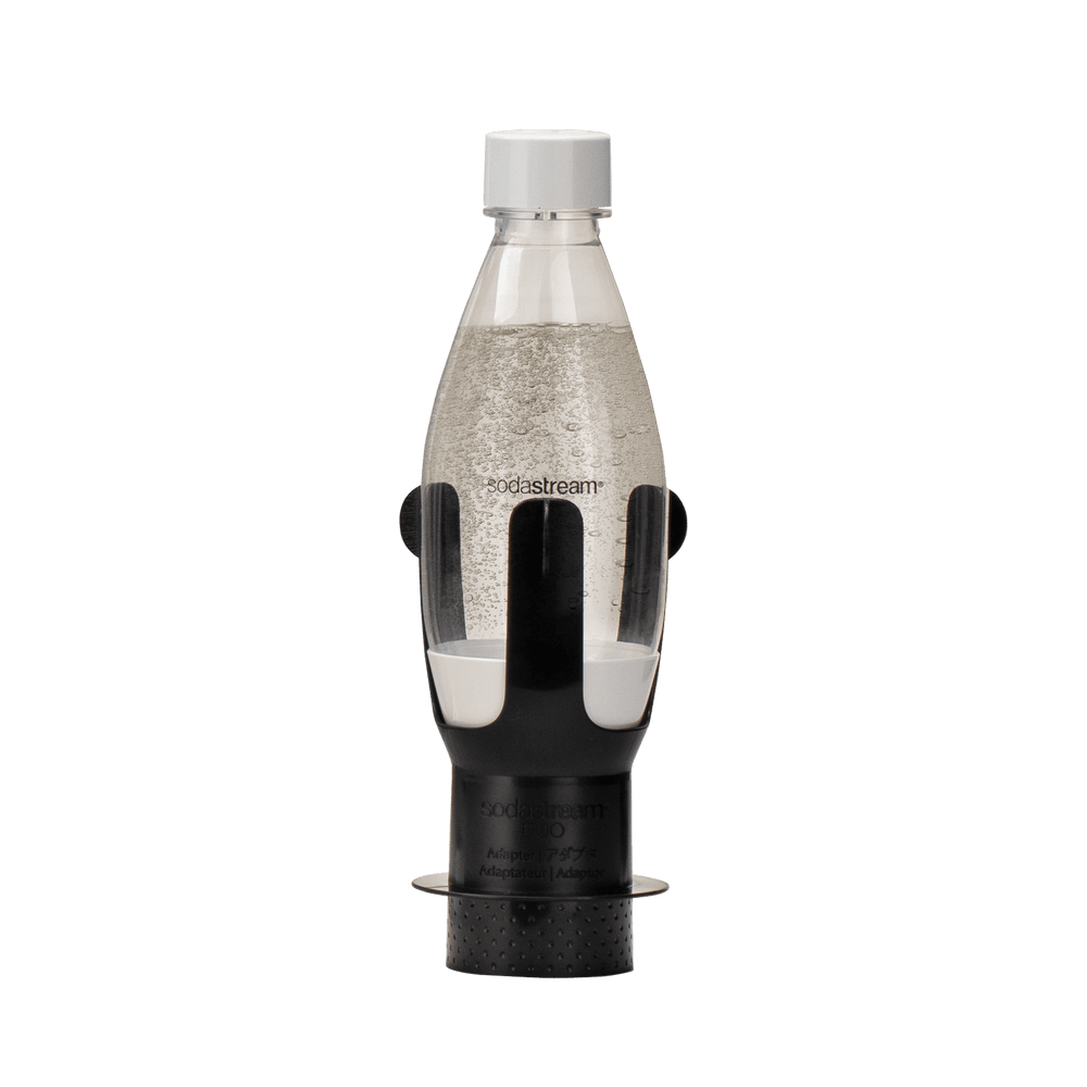 0,5L Adapter + 0,5L Kunststoffflasche spülmaschinengeeignet weiß