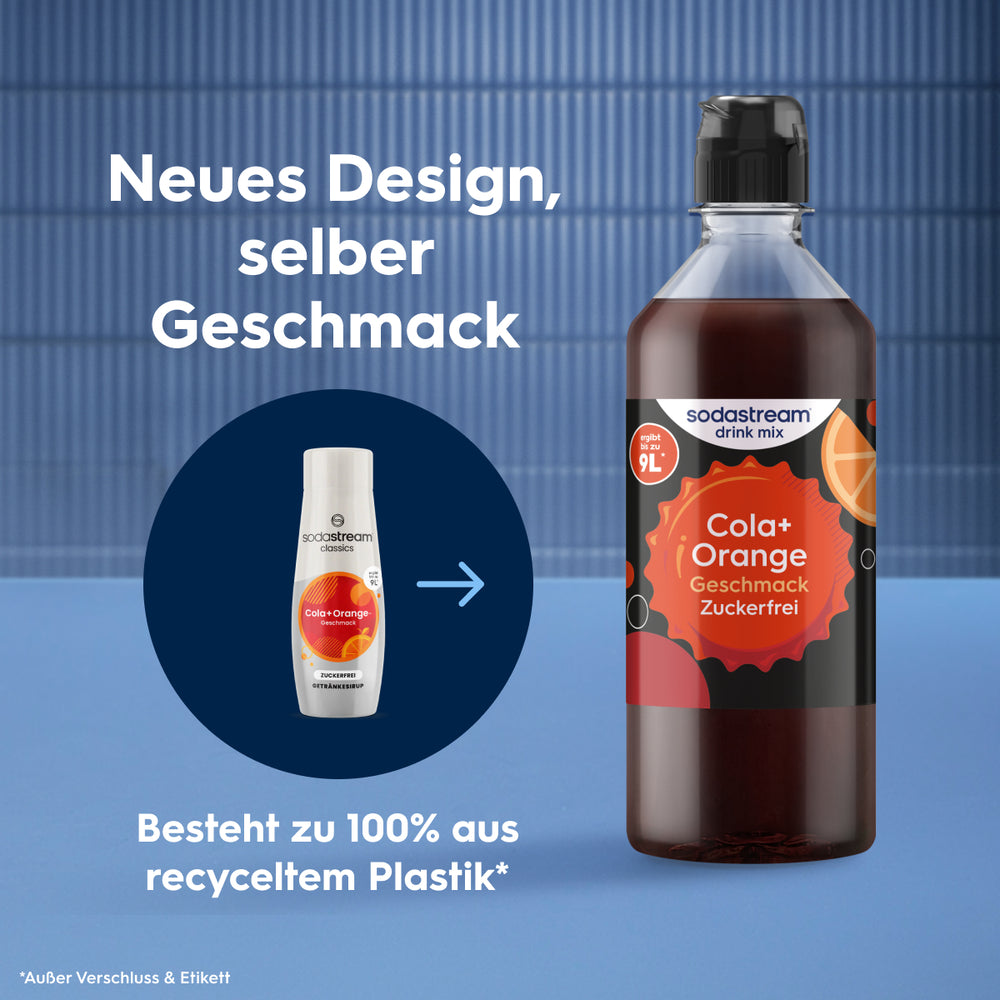Cola + Orange zuckerfrei Sirup drink mix 440 ml