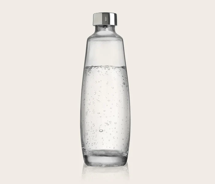 Edelstahldeckel für Glasfasche 1L, 2er-Pack