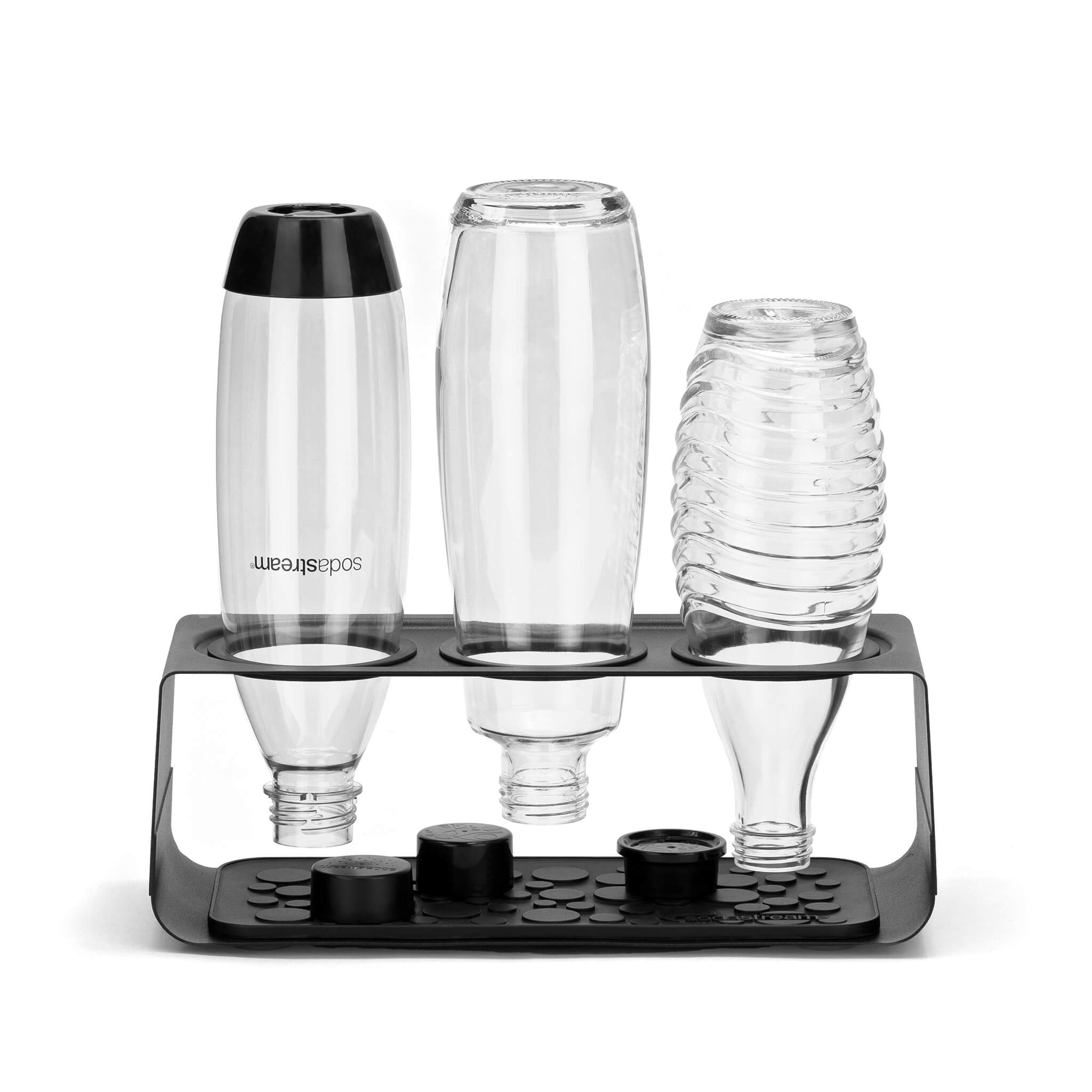 Flaschenabtropfhalter schwarz sodastream